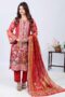 Gul Ahmed Printed Khaddar Unstitched 3 Piece Suit -